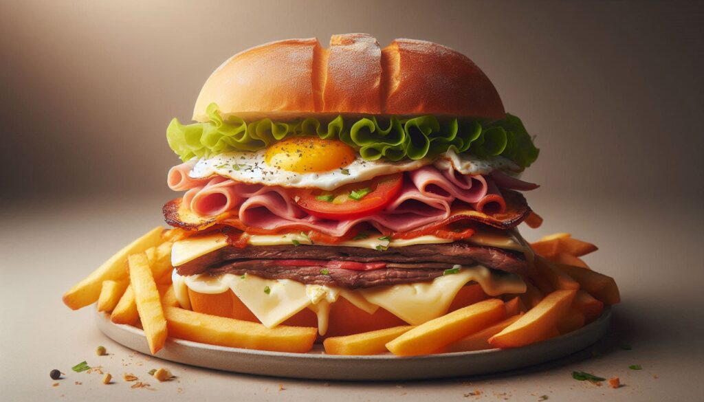 Chivito uruguayo